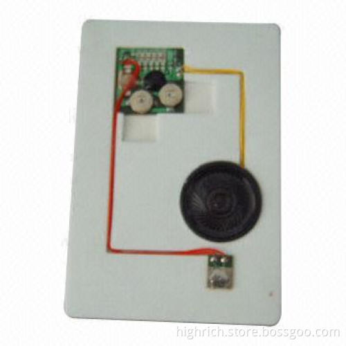 Sound Module with EVA, PCB, Voice Chip, and Speaker, Suitable for Greeting Card
